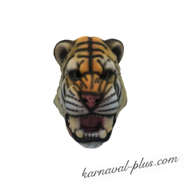 Карнавальная маска Тигр с клыками объемная 