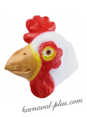 Карнавальная маска Петух/Курица, латекс