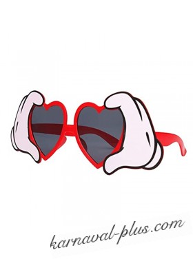 Карнавальные очки-Сердца