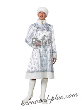 Карнавальный костюм Снегурочка, сатин