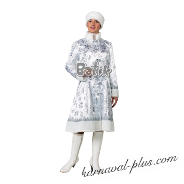 Карнавальный костюм Снегурочка, сатин
