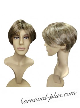 Карнавальный мужской парик- мелированные волосы