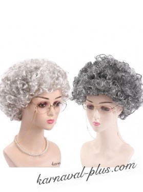 Карнавальный парик Бабушки, цвета пепел/серый