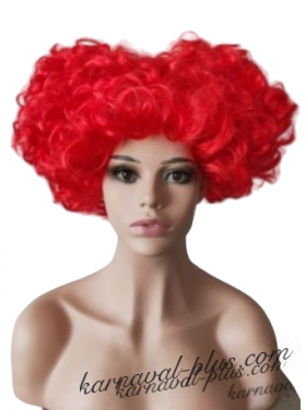Карнавальный парик Червонная Королева (Алиса в стране Чудес) красный