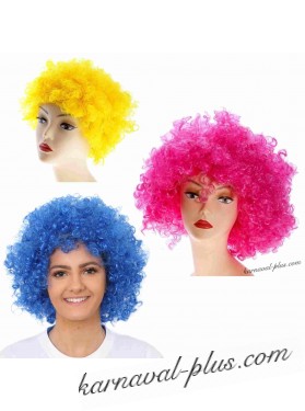Карнавальный парик объемный, микс цвета