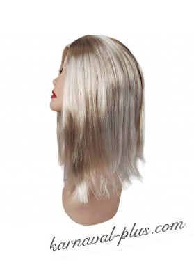 Карнавальный парик Удлиненное каре, цвет пепельный блонд