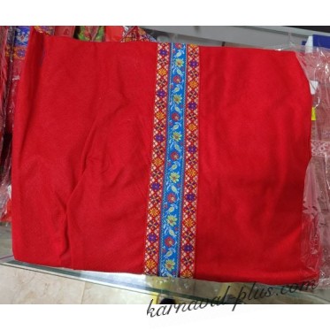 Русско-народный сарафан с блузой-женский, цвет красный