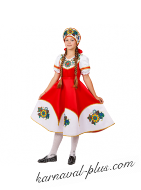 Карнавальный костюм женский-Калинка, взрослый