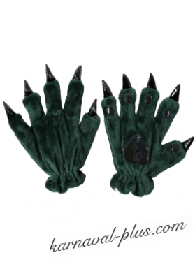 Кигуруми перчатки зелёные