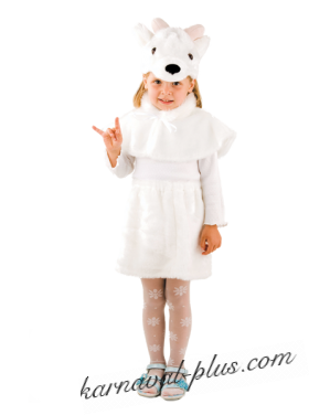 Карнавальный костюм Козочка белая