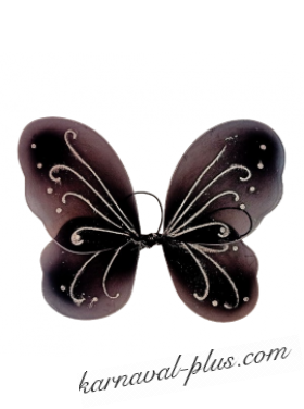 Крылья бабочки цвет черный