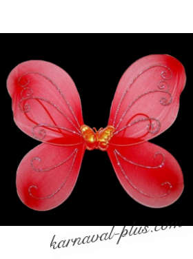 Крылья бабочки цвет красный