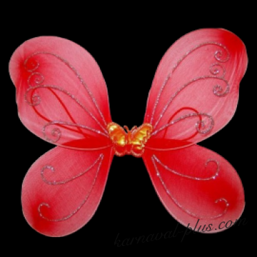 Крылья бабочки цвет красный