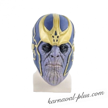 Латексная маска суперзлодея Таноса в шлеме