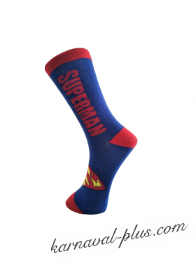 Носки супергеройские Супермен для взрослого