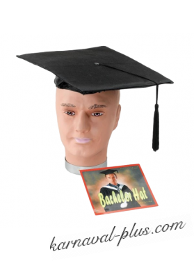 Шляпа магистра/выпускника черная