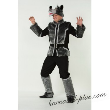 Карнавальный костюм Волк серый 
